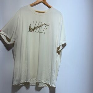 Nike Beige Camo Graphic Dri-fit Men's Tee Size 4XL